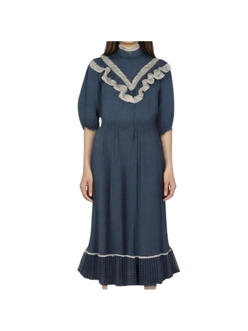 Vintage 70’s Midi Prairie Dress Size M